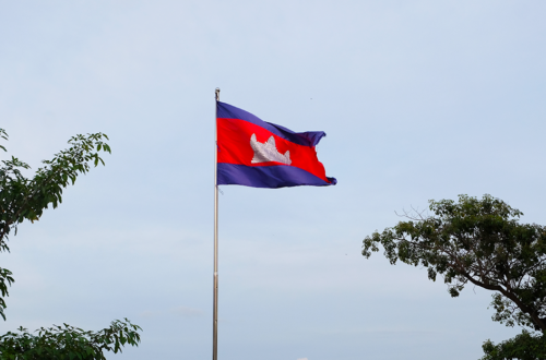 photo drapeau cambodge