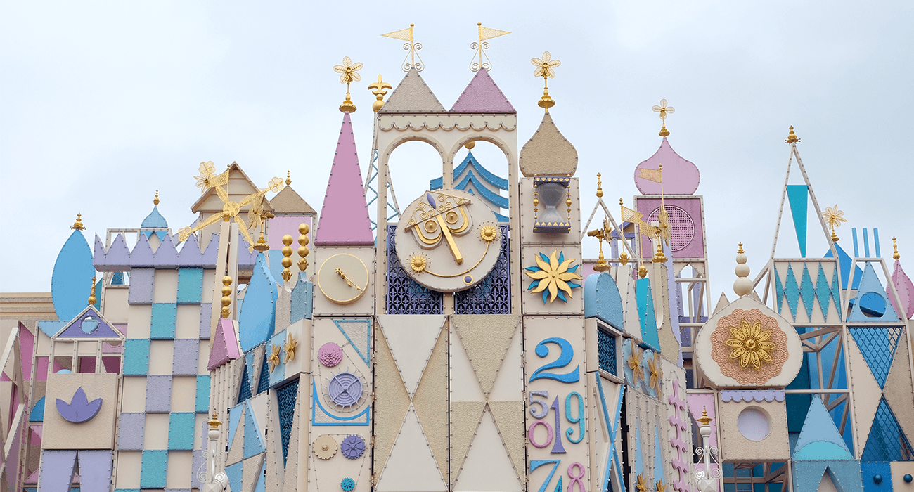 Photo attraction "it's a small world" ou le monde des poupées à Disneyland