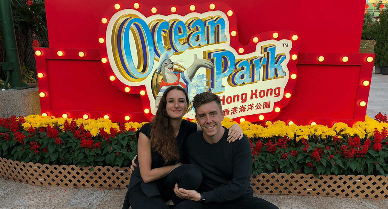 Photo de nous à Ocean PArk