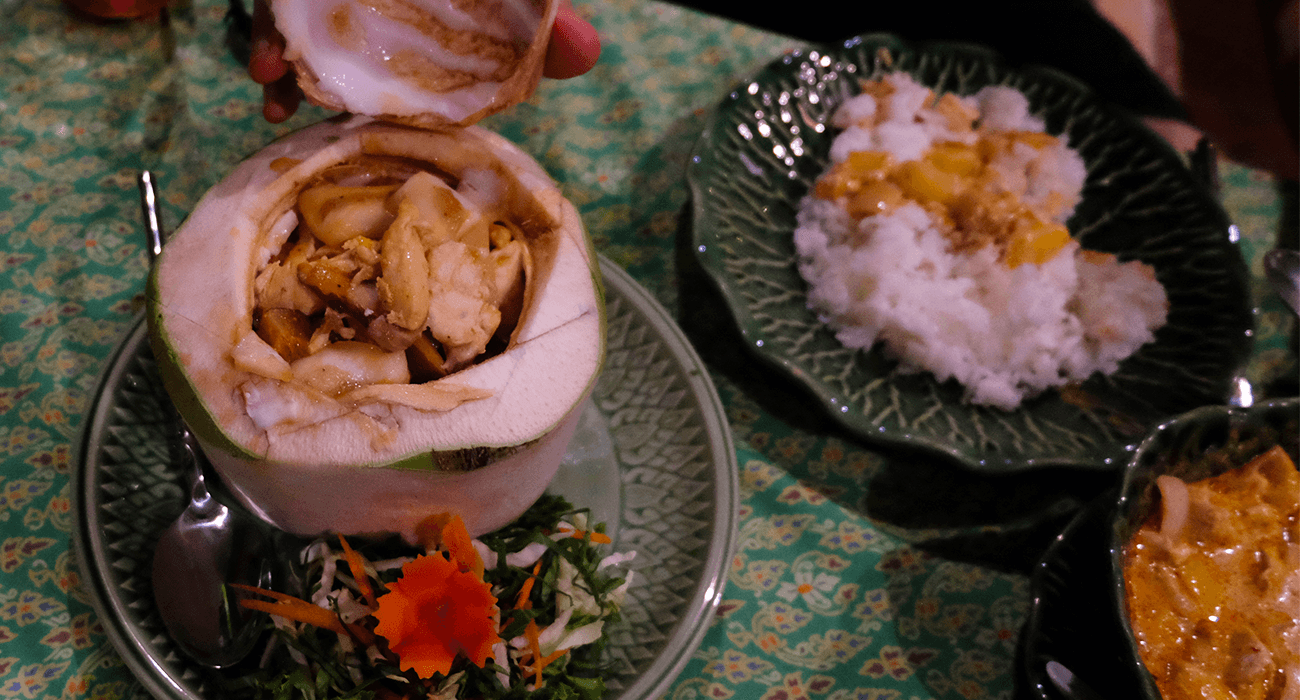 Photo de plats Thailandais au curry