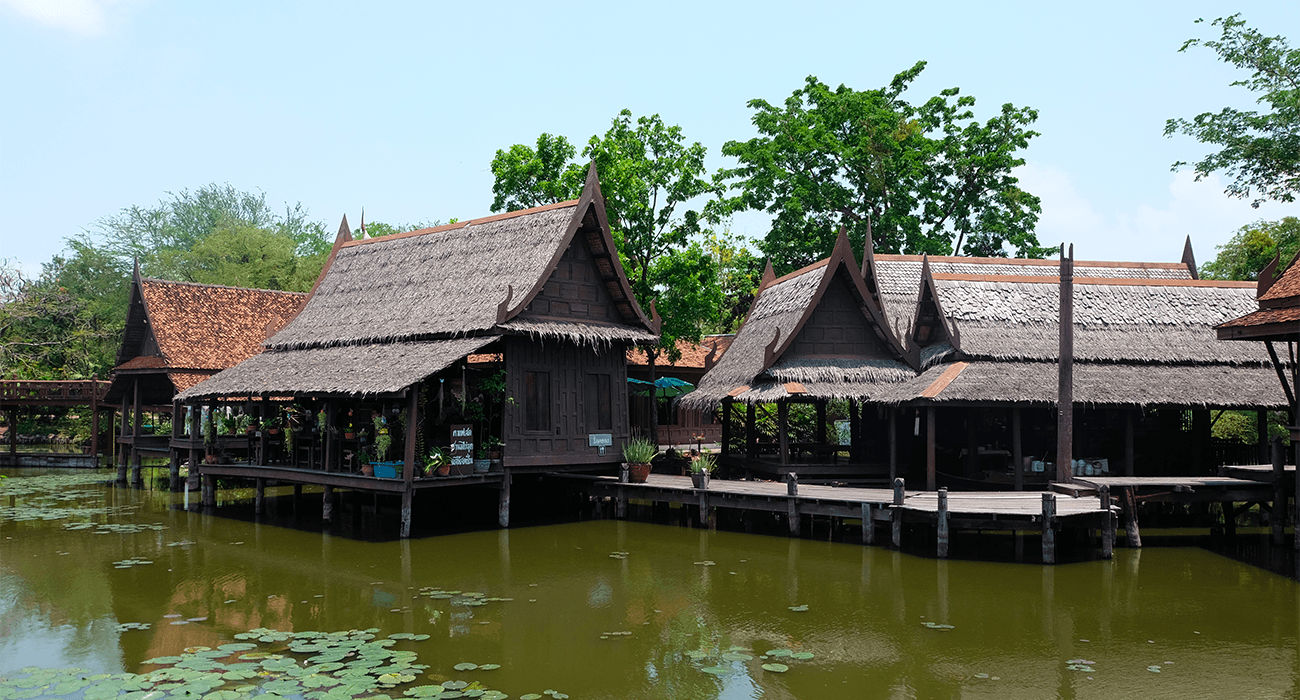 Photo des villages flottants de l'ancient city