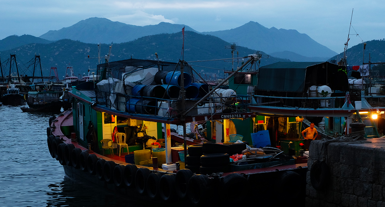 Photo du port de pêche de cheung chau