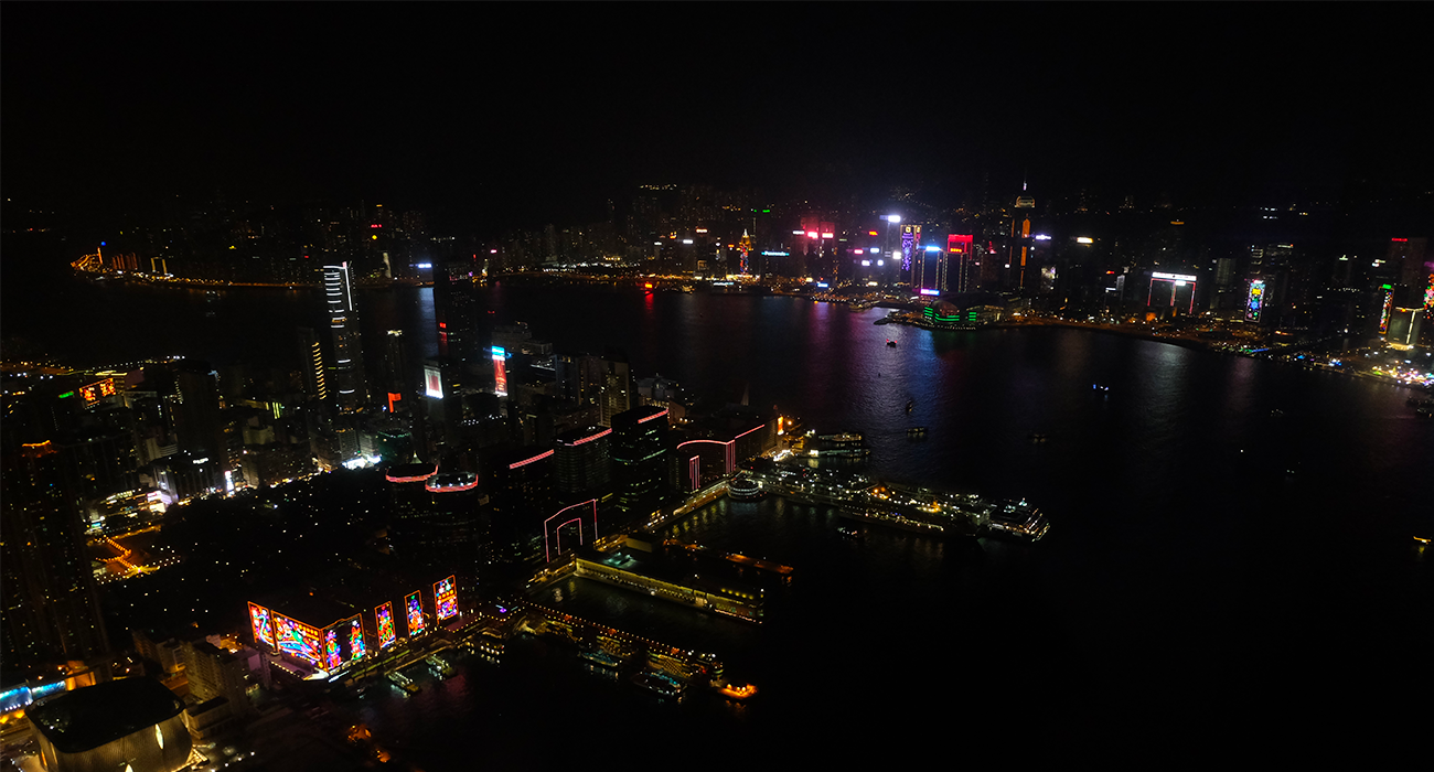 Photo depuis le plus haut building de Hong-Kong