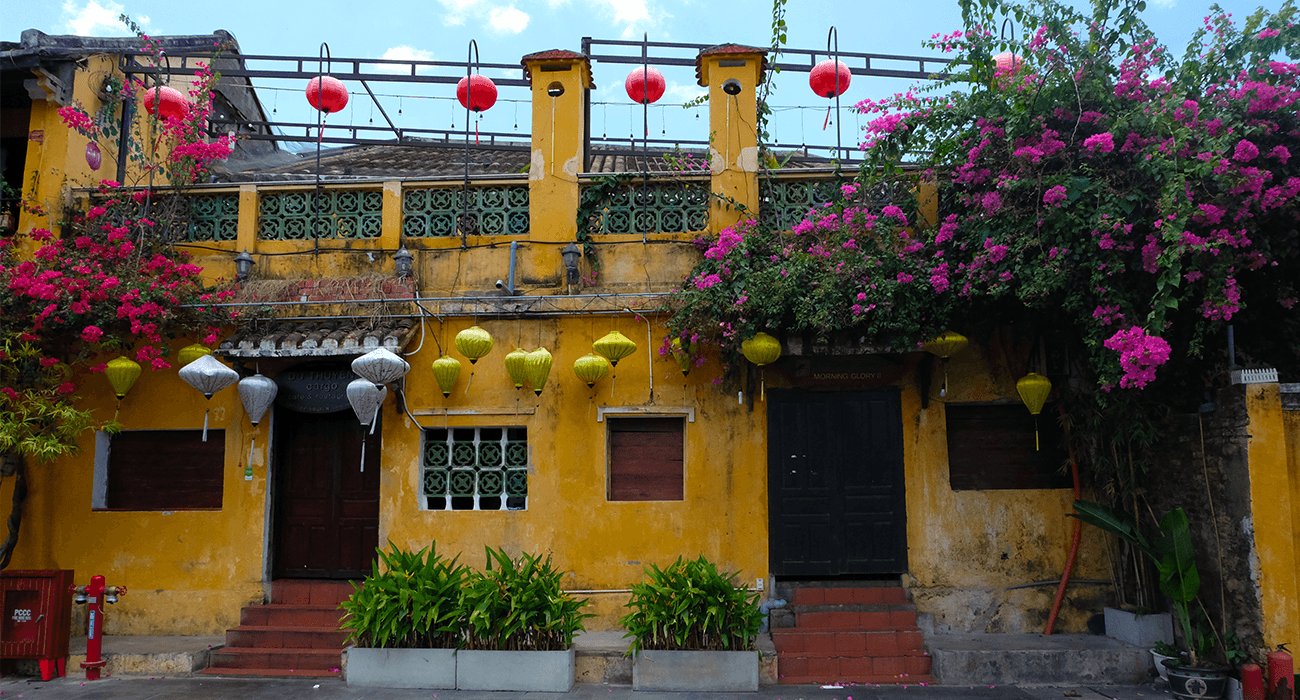 Photo des maisons colorées de Hoi An