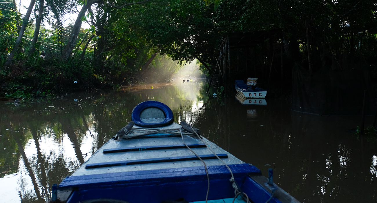 Photo du bateau de croisière sur le Mekong 