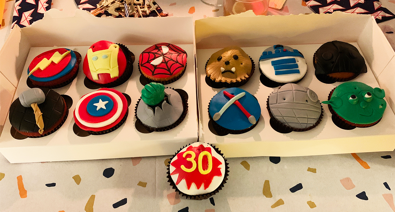 Cupcakes Avengers et Star Wars anniversaire barcelone 